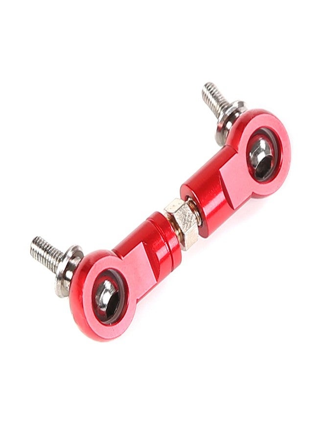 FLMLF ذراع توجيه سيرفو معدني CNC من FLMLF مناسب لقطع غيار سيارات التحكم عن بعد HPI ROFUN BAHA King Motor ROVAN Baja 5B 5T 5SC بمقياس 1/5 (أحمر) - Image 1